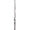 Ekena Millwork Peralta Ceiling Medallion (Fits Canopies up to 4 5/8"), 17 3/4"OD x 3 1/8"ID x 1"P, Ultra Pure White CM17PEUWF - alternate 3